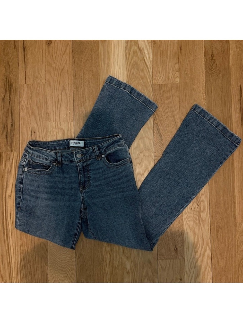 rsq medium wash low rise bootcut jeans size 29